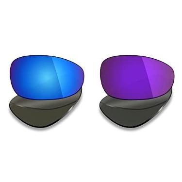 Imagem de Mryok 2 pares de lentes polarizadas de substituição para óculos de sol Oakley Juliet - opções