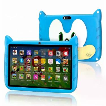 Imagem de Tablet Infantil 64GB Android 13  4GB RAM Quadcore, Câmera 4MP, WiFi, Y