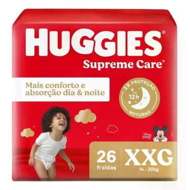 Imagem de Huggies Fralda Descartável Máxima Proteção XXG - 26 Un