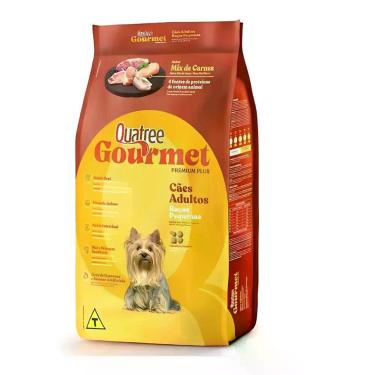 Imagem de Ração Quatree Premium Gourmet Adultos Raças Pequenas Sabor Frango 20kg