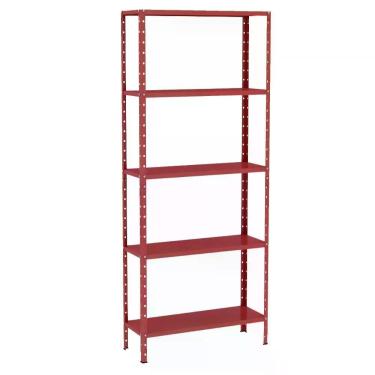 Imagem de Estante EAF014 sem Porta 5 Prateleiras Aço 70CM Vermelho Elite Aço