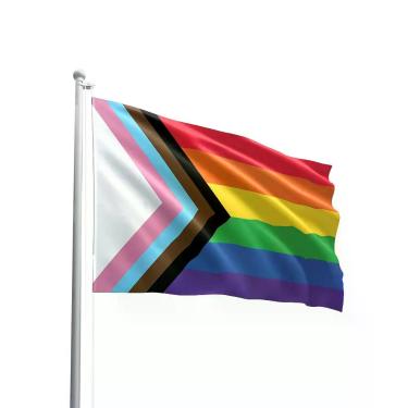 Imagem de Bandeira LGBTQIA+ Em Tecido Oxford 147x88cm 100% Poliéster - PRESENTE-