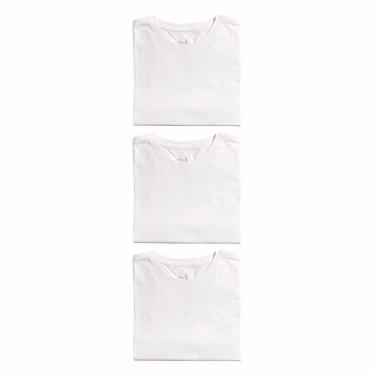 Imagem de Kit 3 Camisetas Básica Reserva, Branco, GG