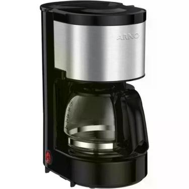 Imagem de Cafeteira Elétrica Arno Perfectta Inox 600ml Jarra Vidro 220