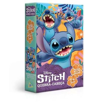 Imagem de Toyster - Quebra-cabeça: Stitch - 200 peças - Disney - JAK