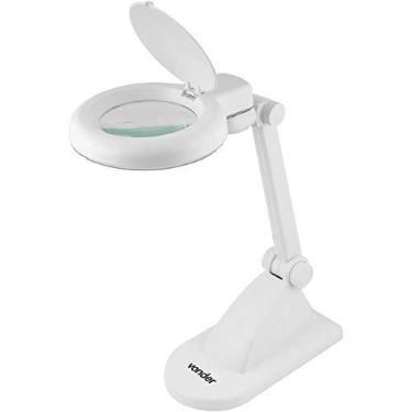 Imagem de Lupa Articulada Com Led, Bivolt, Com Base Para Bancada, Vonder.