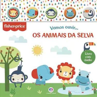 Imagem de Livro - Fisher-Price - Vamos ouvir os animais da selva - Livro sonoro 