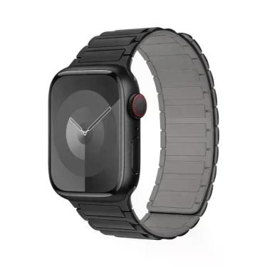 Imagem de Pulseira Magnética De Silicone De 46mm 42mm 40mm 41mm 45mm 44mm 49mm P