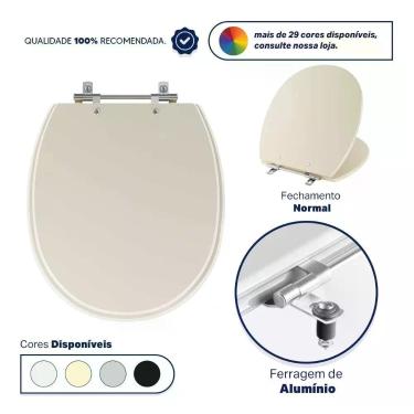 Imagem de Assento Sanitário Aspen Creme para vaso Deca - Pontto Lavabo