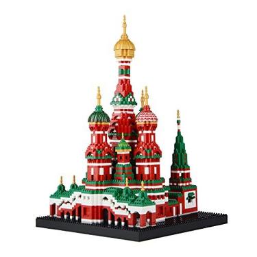 Imagem de Geniteen Building Block Set, Saint Basil's Cathedral Architecture Model Micro Mini Blocks, Educational Mini Blocks, 4300 PCS