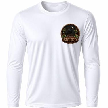 Imagem de Camisa Uv +50 Pássaro Bicudo - Proteção Solar cor:BrancoTamanho:P - Ge