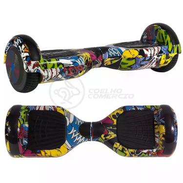 Imagem de Hoverboard Skate Elétrico Arte Urban Bluetooth Grafite Nº12