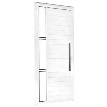 Imagem de Porta Lambril Vision C/puxador 210x90 Branco Linha 25 (lado esquerdo) 