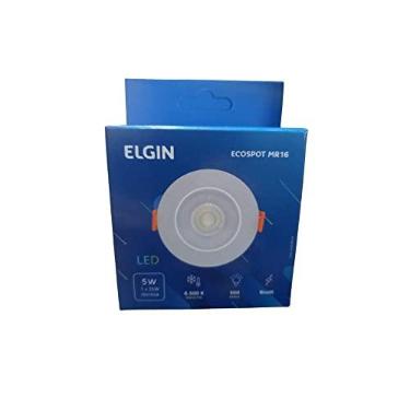 Imagem de Luminária LED Ecospot Tripla Elgin 6.500K Bivolt Luz Branca Fria