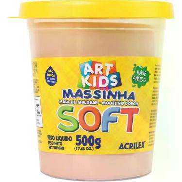 Imagem de Massa para Modelar SOFT 500G.AMARELO Pele BS AMID - Acrilex