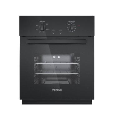Imagem de Forno de Embutir a Gas Venax 51,8L Totale Nero GIII, 110V