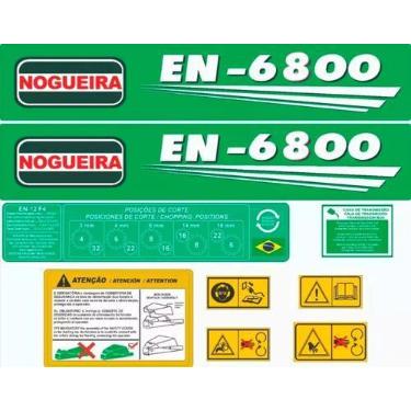 Imagem de Kit de Adesivos Compatível Ensiladeira EN-6800 Verde - SPTS