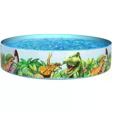 Imagem de Piscina Semirrígida Dinossauros 946 Litros 183x38cm - 55022 - BESTWAY