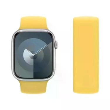 Imagem de Pulseira De Silicone Solo Loop Para Apple Watch De 44mm 45mm 46mm 49mm