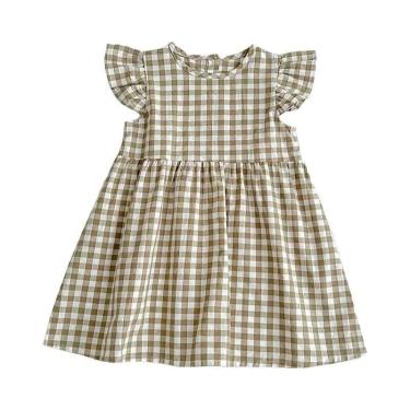 Imagem de Vestido Infantil Rosa Bebê Com Bordado Floral Para O Verão, Casual, Pa