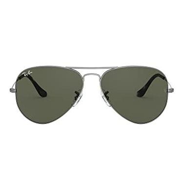 Imagem de Óculos de Sol Ray-Ban Aviator Large Metal 0RB3025 919031 Tam 62 / Cinza - Lentes Verde