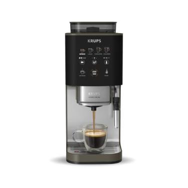 Imagem de Máquina de Café Automática Krups Coffee Crush CCE1, Moagem na Hora, 15 Bares, Super Compacta, 5 Níveis de Moagem, Multibebidas (Espresso, Lungo, Cold Brew, Cappuccino), Painel Intuitivo, 220V