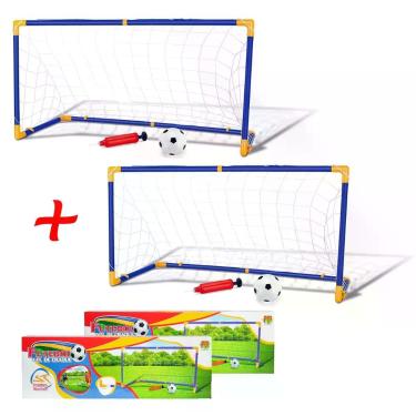 Imagem de Futebol Gol De Craque Kit 2 Traves Infantil - Dm Toys