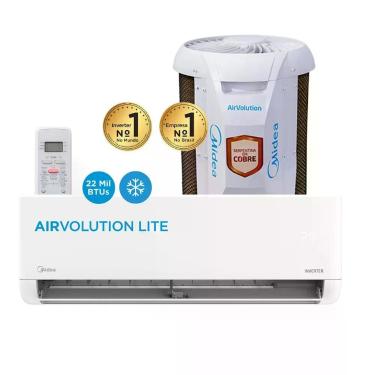 Imagem de Ar Condicionado 22000 Btus Split Hi Wall Inverter Midea Frio Airvolution Lite R-32 220V