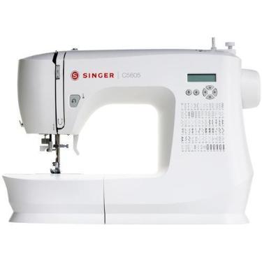 Imagem de Máquina de Costura C5605 - Singer, Branco, 220V