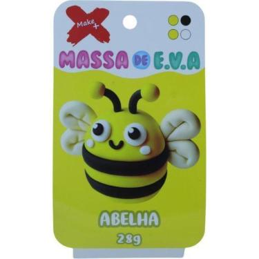 Imagem de Massa de EVA Criativa Abelha C/04 Cores 28 G - Make+