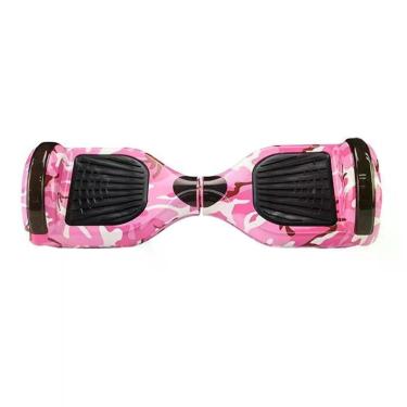 Imagem de Hoverboard Overboard Skate Elétrico Led Rosa Camuflado Nº41