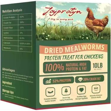 Imagem de Ração para Animais Joyprotyn 4,5 kg de Tenébrios Secos Não Transgênico