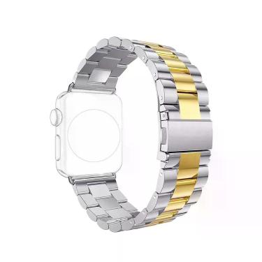 Imagem de Pulseira Relogio Smartwatch Aço Inox 3 Elos Smartband Band
