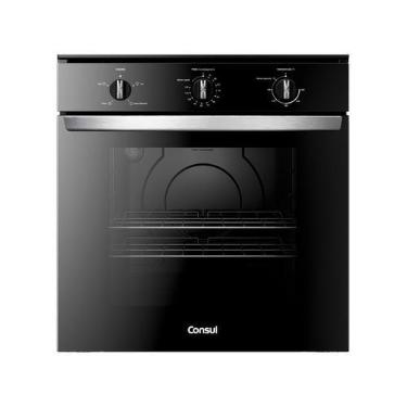 Imagem de Forno de embutir elétrico Consul 84L preto com Timer Autodesligamento 