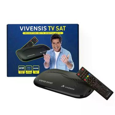 Imagem de Receptor Vx10 Sat Hd Digital Regional Banda Ku Vivensis, Bivolt