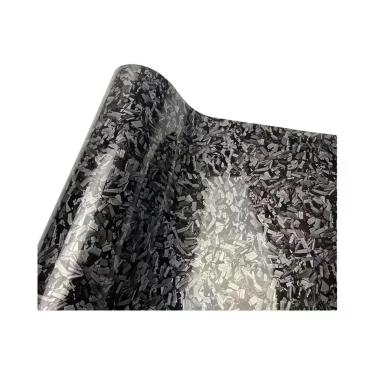 Imagem de Vinil Adesivo De Fibra De Carbono Forjado Arco-Íris À Prova d'Água Par