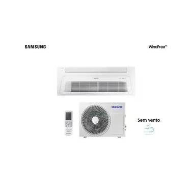 Imagem de Ar Condicionado Inverter Samsung Windfree Cassete 1 Via Sem Vento 18.000 Btus Quente/Frio 220v BRANCO / 220