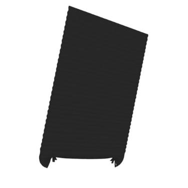 Imagem de YWJLQH Persiana sem furadeira para janelas, fibra de poliéster leve para escritório, quarto, faça você mesmo, corte sob medida, proteção de privacidade, Preto 90x180cm