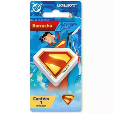 Imagem de Borracha Decorada Superman 4 Modelos (S) Blister - Leonora