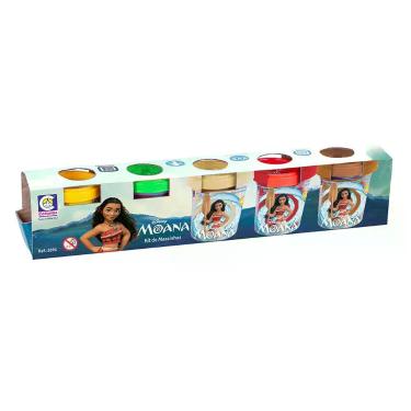 Imagem de Kit De Massinhas Moana 5 Potes 2694 - Cotiplás