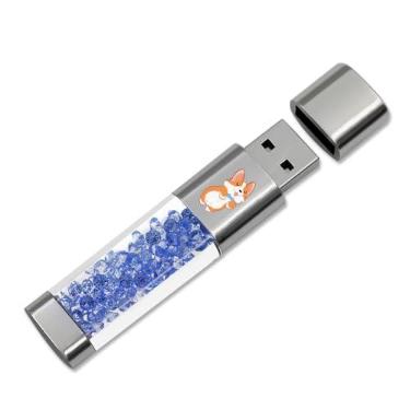 Imagem de Pen Drive USB de 64 GB, armazenamento de fotos com memória externa Techkey para foto/vídeo/economia de dados/backup V2.43 de alta velocidade polegar/saltar/discos rígidos - azul-petróleo