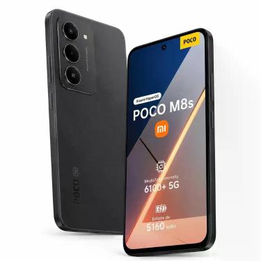 Imagem de Smartphone Celular Xiaomi POCO M8S 5G 128GB, 6GB RAM, NFC, Tela AMOLED
