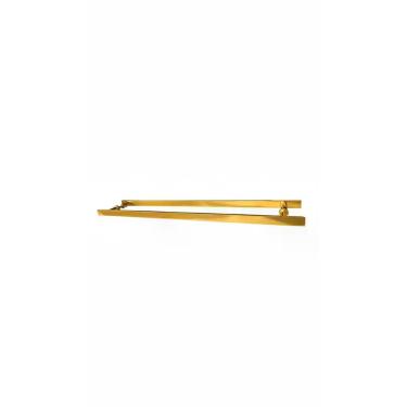Imagem de Puxador Duplo 40cm Dourado Porta Madeira E Vidro - Congratulations Sto