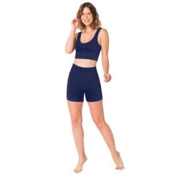 Imagem de Bermuda Trifil Body Fresh Sport Para Academia Básico, Marinho, P