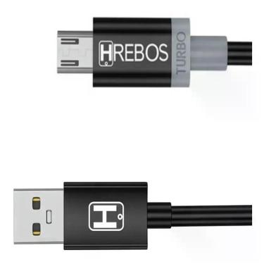 Imagem de Cabo Carregador Micro Usb Turbo Para Motorola G2 G3 G4 G5 - HREBOS