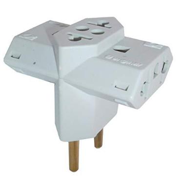 Imagem de Adaptador de Tomada T Universal Benjamim - Branca