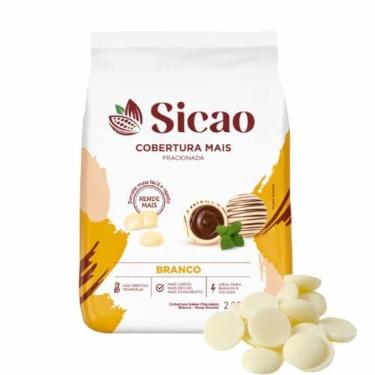 Imagem de Gotas de Chocolate Cobertura Mais Branca 2,05kg - Sicao