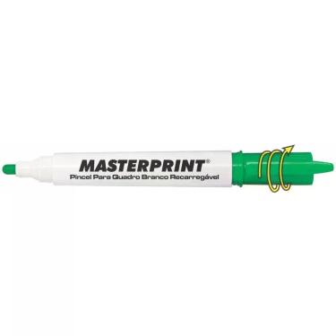 Imagem de Pincel Quadro Branco MP 619 Verde Recarregavel - Masterprint