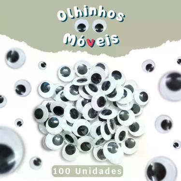 Imagem de Olhinhos Móveis Para Artesanato - 20Mm Pacote Com 100 Unidades - NYBC