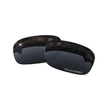 Imagem de Lentes de substituição OOWLIT compatíveis com óculos de sol Oakley Fuel Cell, Black Combine8™ Polarized, One Size